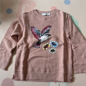 Stella McCartney Kids Pink Embroidered Sweatshirt